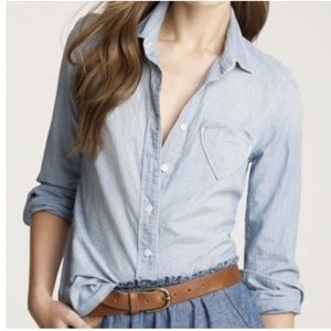 ☀️ CLOSET CLOSING☀️ jcrew chambray button down top